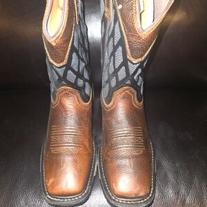 ARIAT Men's Brown and Black Work Boots